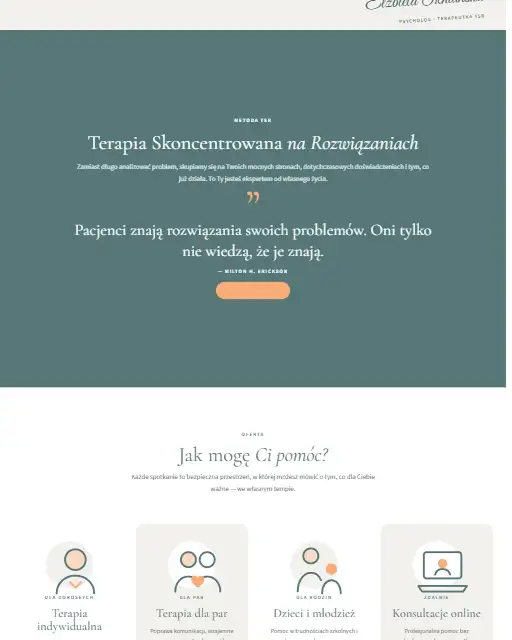 Elżbieta Okniańska – sekcja oferty