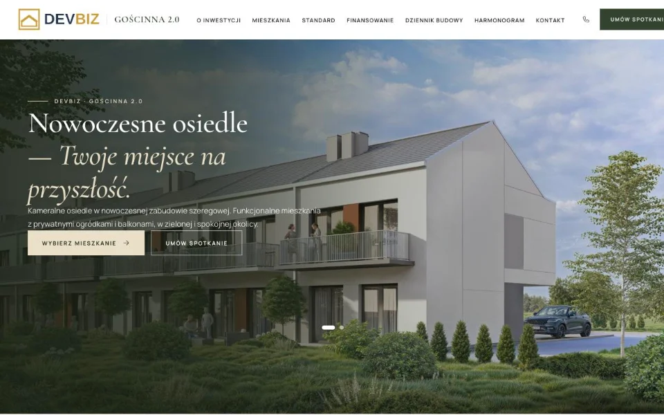 Gościnna 2.0 – strona główna