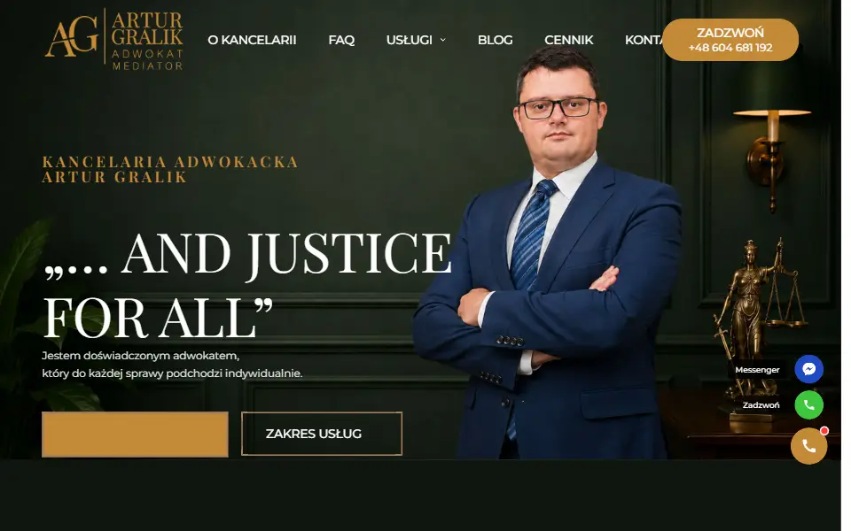 Artur Gralik – strona główna