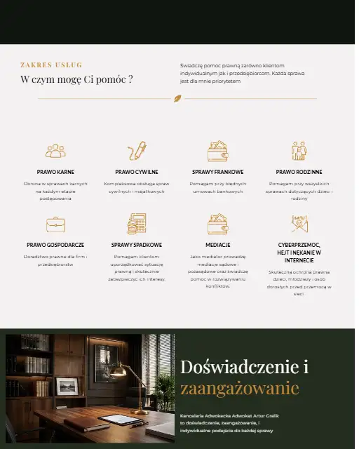 Artur Gralik – podstrona